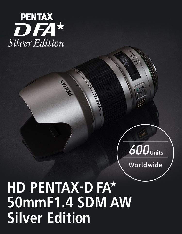 HD PENTAX-D FA★50mmF1.4 SDM AW Silver Edition